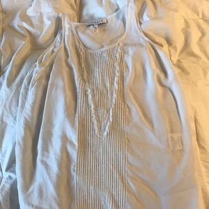 Sandro tank white 1 silk